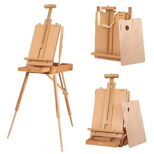 viswin-french-easel-hold-canvas-up-to-34-beech-wood-adulstable-foldable-studio-field-sketchbox-easel-1