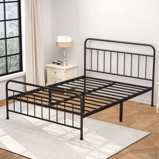 mainstays-ardent-king-metal-spindle-bed-black-size-80-inch-1
