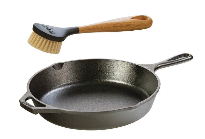 lodge-seasoned-cast-iron-skillet-with-scrub-brush-10-25-inches-cast-iron-frying-pan-with-10-inch-bri-1