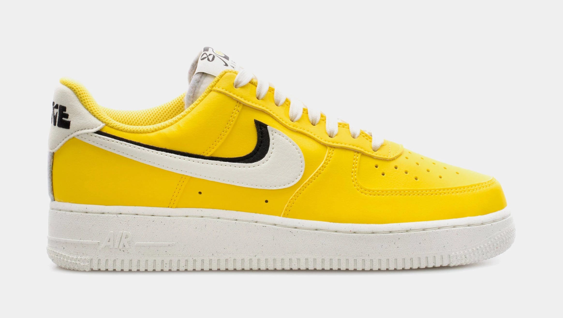 Stylish Vintage Nike Air Force 1 Bright Yellow Sneakers | Image