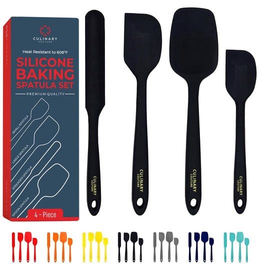 culinary-couture-black-silicone-spatula-set-non-stick-high-heat-resistant-1