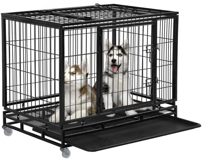 dog-crate-dog-cage-dog-kennel-for-large-dogs-heavy-duty-36-inches-pet-playpen-for-training-indoor-ou-1