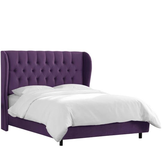 skyline-furniture-queen-tufted-wingback-bed-purple-velvet-1