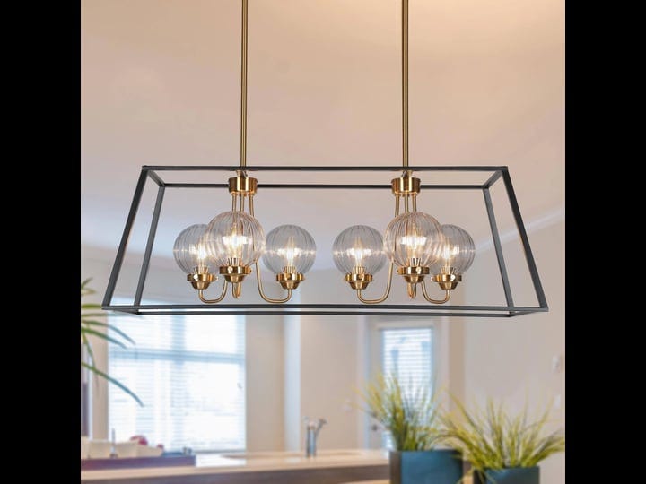 zevni-6-light-matte-black-brass-gold-rectangle-transitional-ribbed-glass-linear-led-hanging-kitchen--1