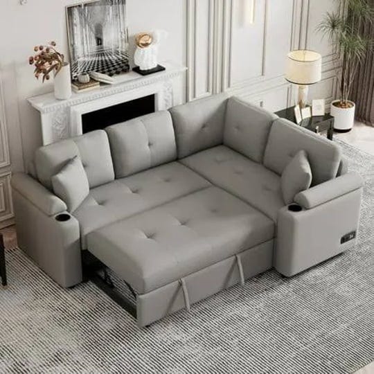 cosotower-87-4-inch-l-shape-sofa-bed-pull-out-sleeper-sofa-with-wheels-usb-ports-power-sockets-for-l-1