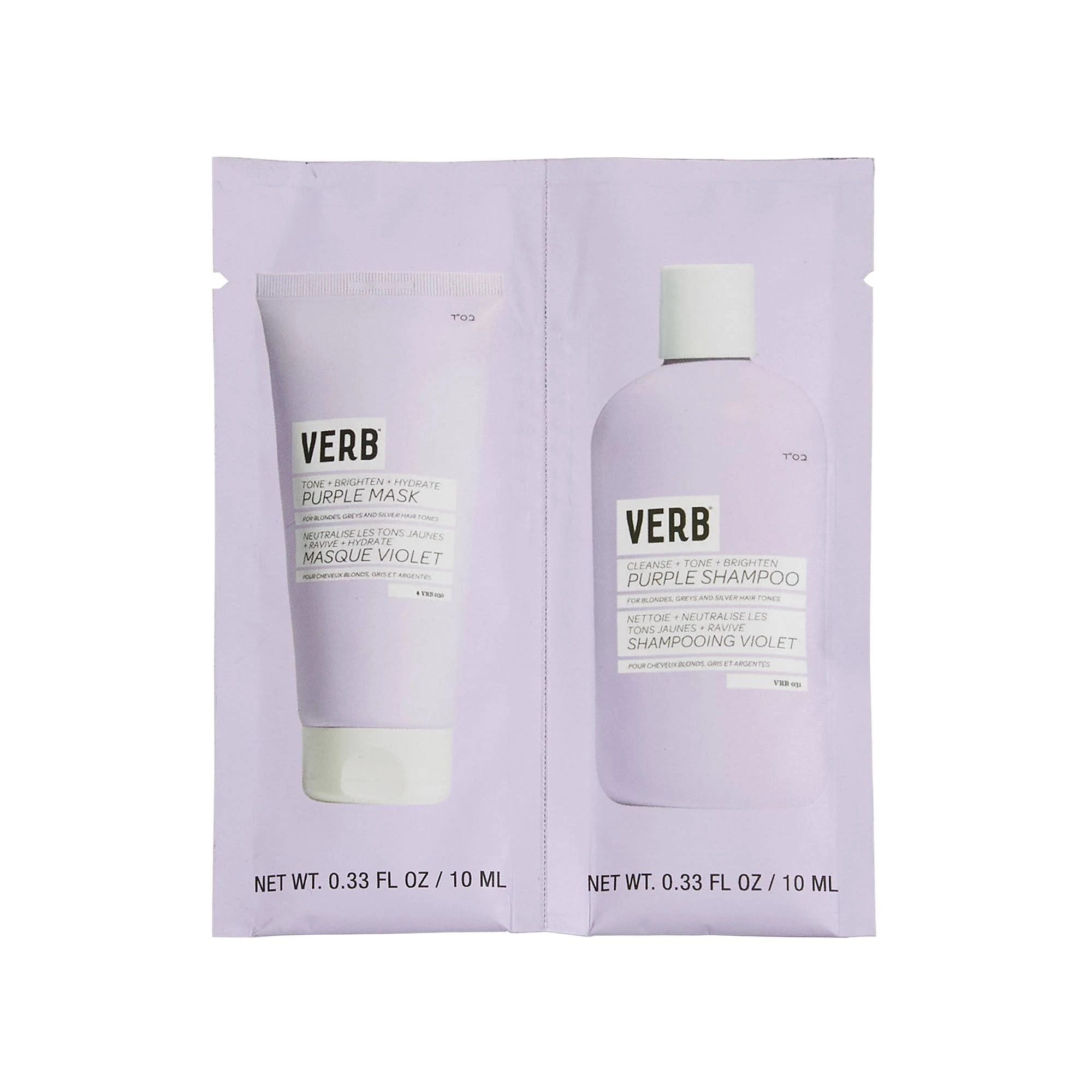 Verb Purple Shampoo & Mask Duo - Perfect for Blonde Hair | Image