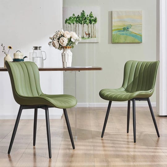 younuoke-olive-green-dining-chairs-set-of-2-upholstered-mid-century-modern-kitchen-chair-armless-fau-1