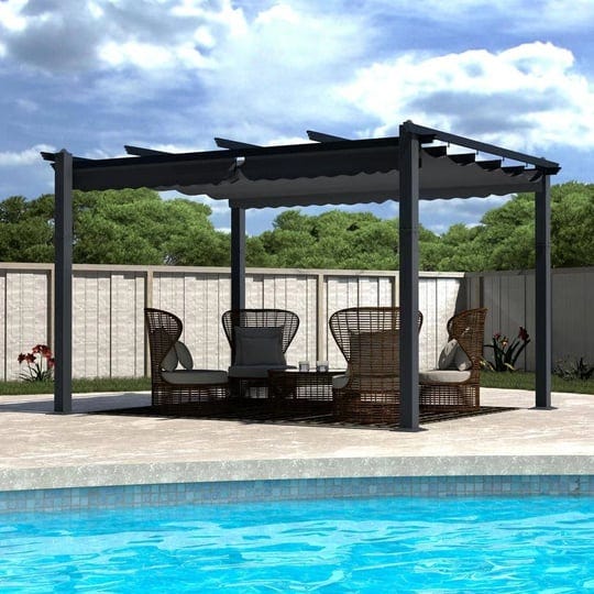 veikous-10-ft-x-13-ft-dark-grey-aluminum-outdoor-patio-pergola-with-retractable-sun-shade-canopy-cov-1