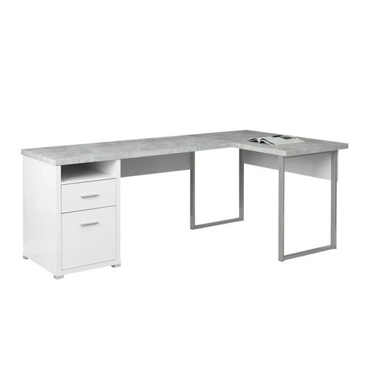 ergode-computer-desk-80l-white-cement-look-left-right-face-1