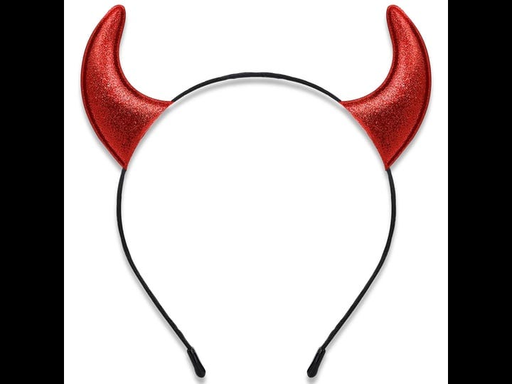 parma77-glitter-devil-horns-headband-red-devil-horns-devil-costume-for-women-men-girls-halloween-fan-1