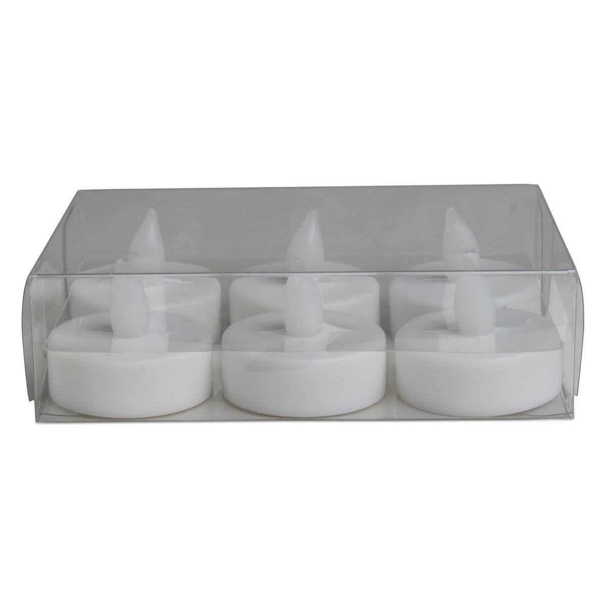 Battery-Operated LED Tealight Candles Set of 6 (Includes CR2032 Battery) | Image