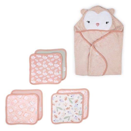 ingenuity-clean-cuddly-hooded-character-towel-6-pack-terry-washcloth-set-1