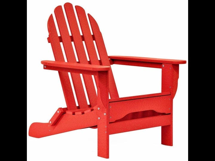 durogreen-icon-bright-red-non-folding-plastic-adirondack-chair-1