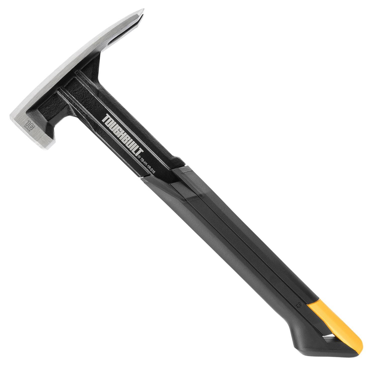 Toughbuilt 16 oz Smooth Face Steel Head Rubber Rip Framing Hammer | Image