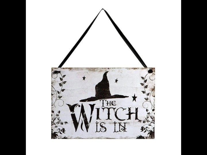 luoem-halloween-hanging-welcome-sign-trick-or-treat-wooden-plaque-board-for-haunted-house-witch-is-i-1