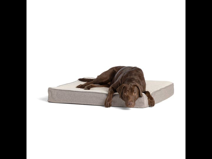 top-paw-orthopedic-mattress-dog-bed-in-grey-size-30l-x-38w-5h-polyester-petsmart-1