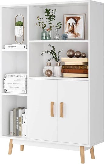 homfa-5-cube-bookcase-with-door-open-shelves-free-standing-storage-cabinet-with-solid-legs-white-fin-1