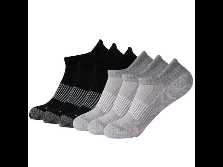 footplus-men-women-boys-girls-ankle-arch-support-seamless-toe-cushioned-sole-copper-golf-socks-3-bla-1