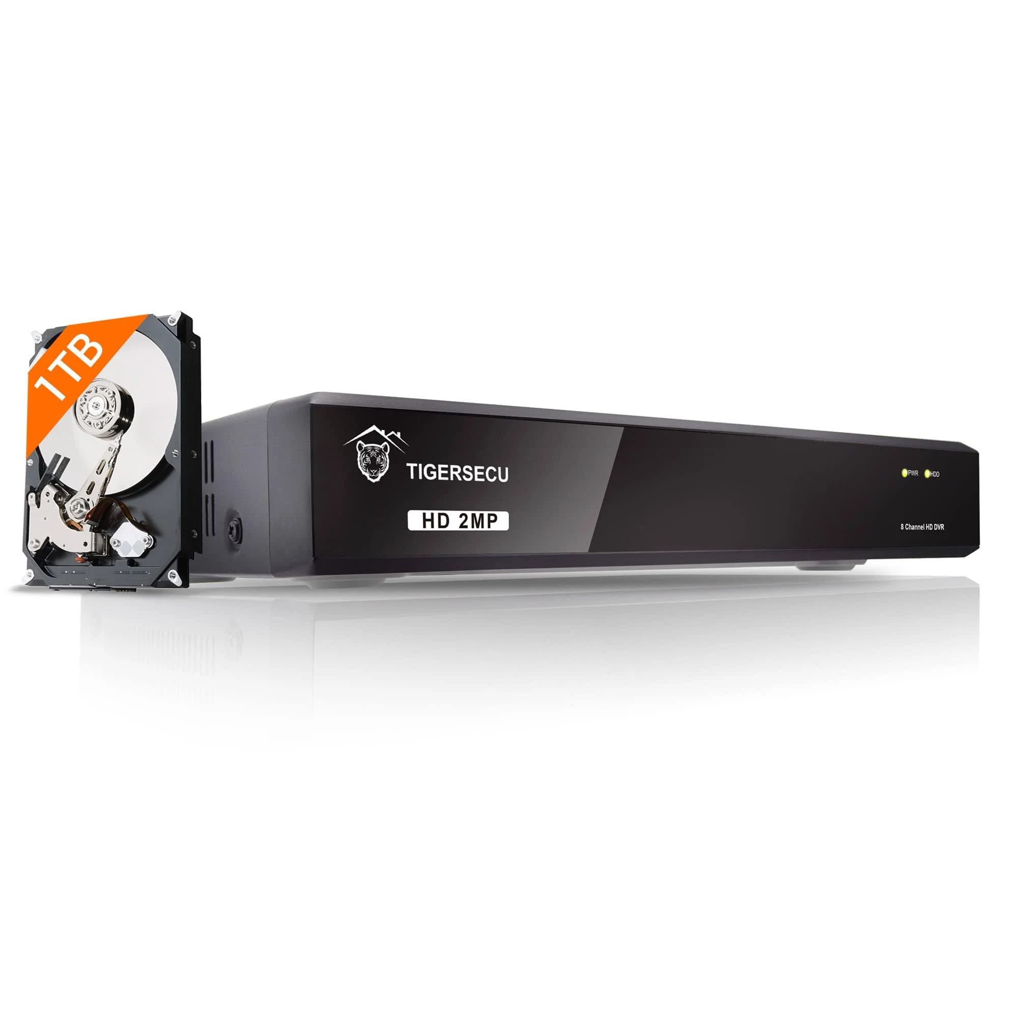 Hybrid 4-in-1 Super HD 1080p 8-Channel DVR Security Recorder | Image