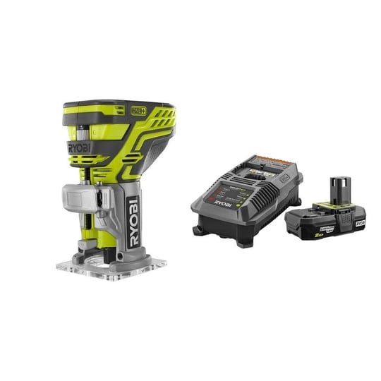 ryobi-p601p163-18-volt-one-cordless-fixed-base-trim-router-with-tool-free-depth-adjustment-with-2-0--1