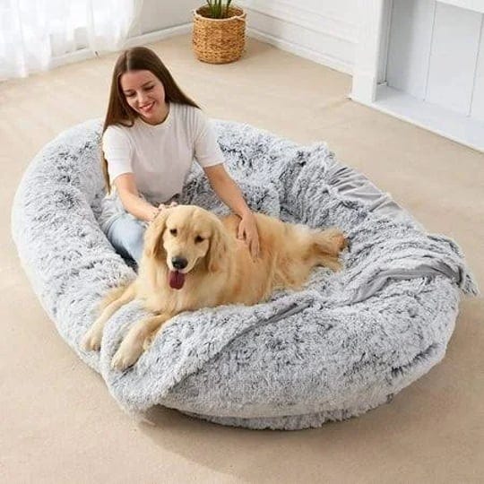 large-human-dog-bed-bean-bag-bed-for-humans-giant-beanbag-dog-bed-with-blanket-for-people-families-p-1