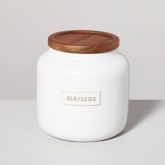 hearth-hand-with-magnolia-dry-goods-stoneware-canister-with-wood-lid-cream-brown-32-oz-1