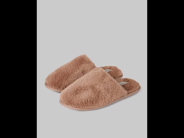 32-degrees-womens-soft-plush-slippers-leaf-brown-11-13