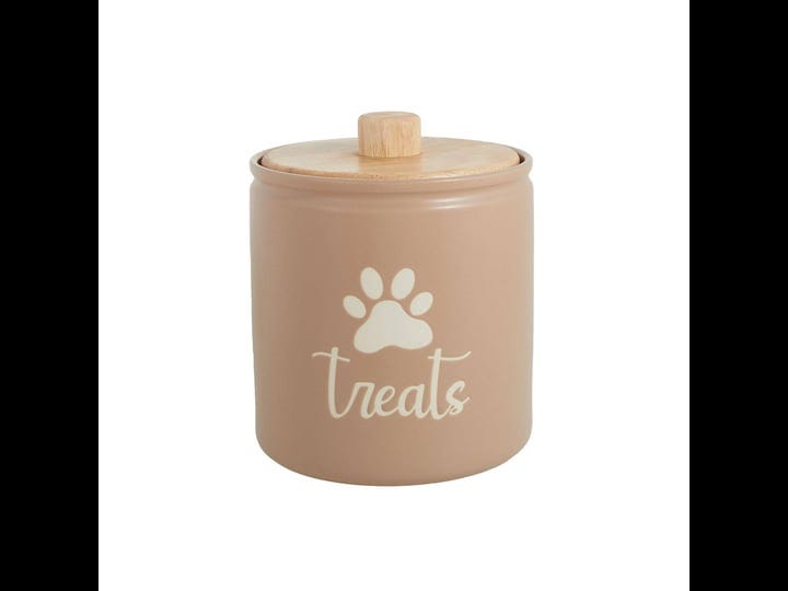 top-paw-ceramic-treats-tan-print-treat-jar-petsmart-1