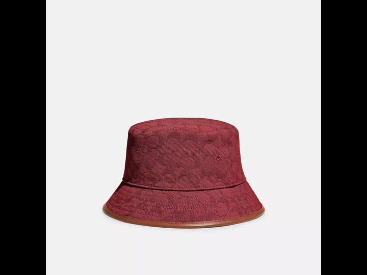 coach-outlet-womens-signature-jacquard-bucket-hat-in-organic-cotton-and-recycled-polyester-red-1