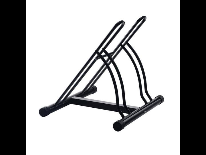 black-2-bike-floor-stand-garage-bike-rack-1