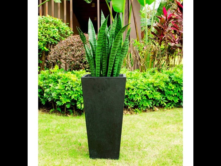 kante-28-in-tall-burnished-black-lightweight-concrete-modern-tapered-tall-square-outdoor-planter-1