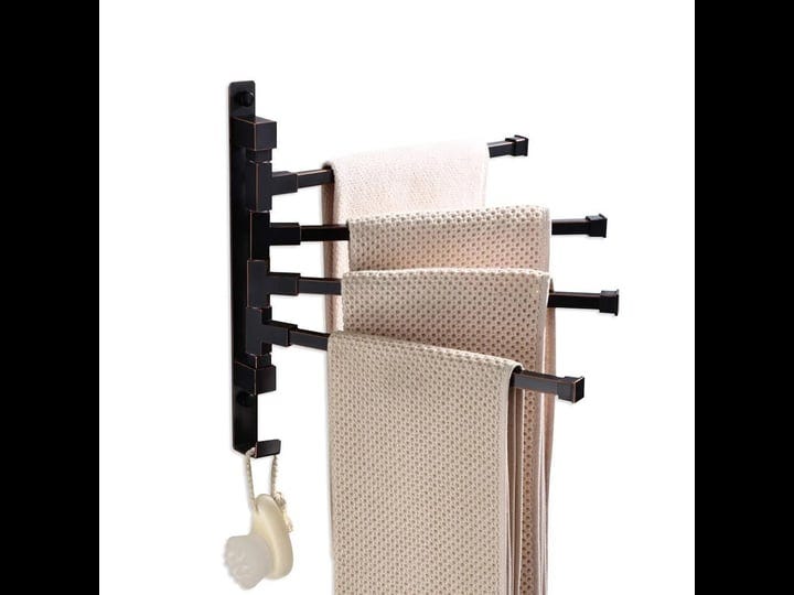 elloallo-oil-rubbed-bronze-towel-bars-for-bathroom-wall-mounted-swivel-towel-rack-holder-with-hooks--1