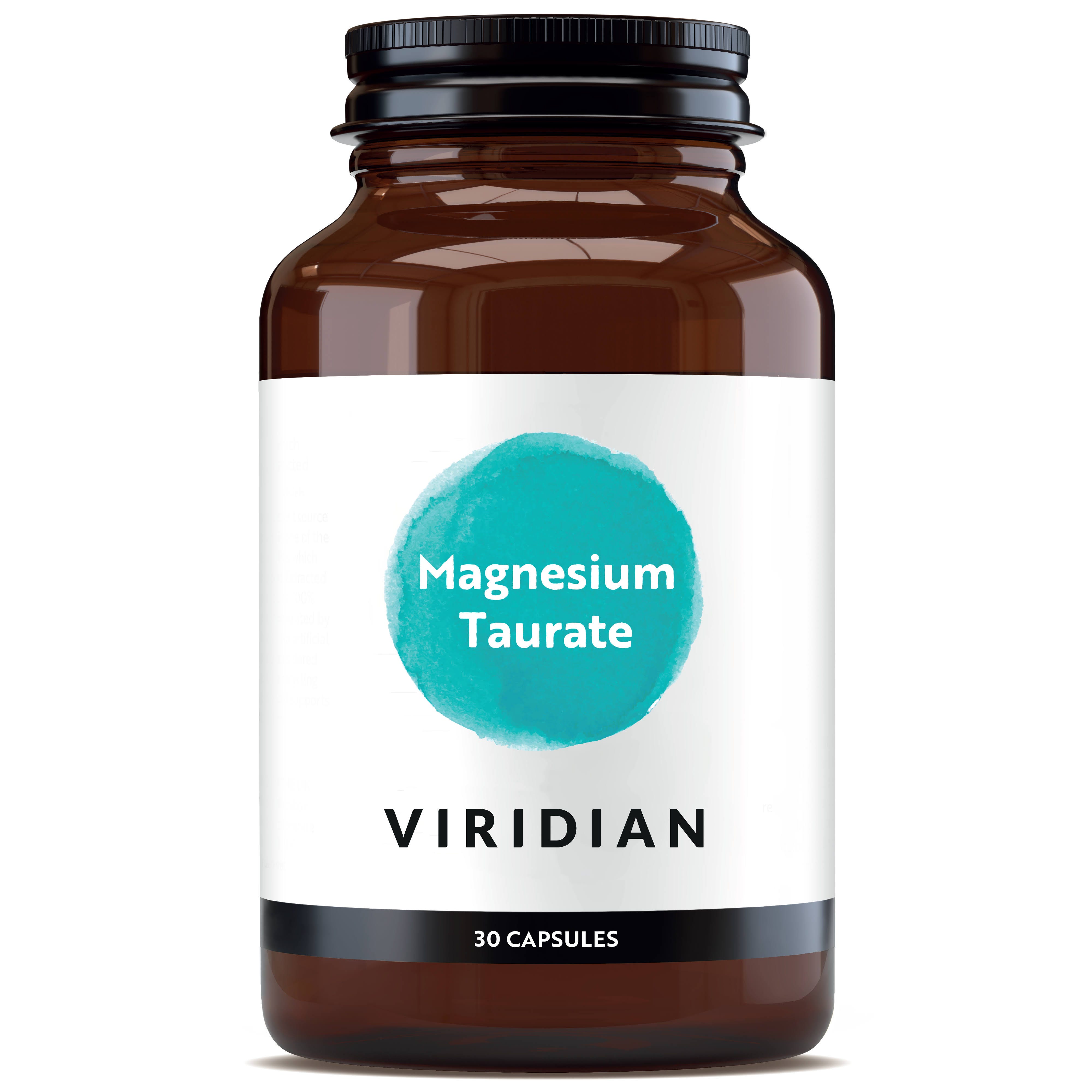 Viridian Magnesium Taurate Capsules: Enhance Wellbeing with Essential Minerals | Image