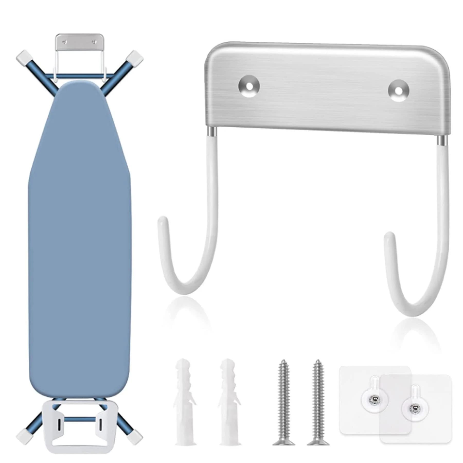 Versatile Wall-Mounted Ironing Board Hanger | Image