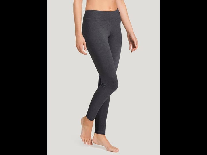 jockey-womens-cotton-stretch-ankle-legging-size-3xl-gray-1