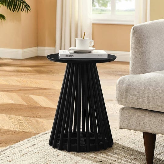15-75-simple-solid-wood-round-coffee-table-black-1