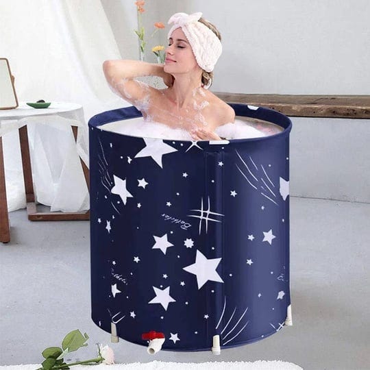 besthls-foldable-bathtub-portable-soaking-bath-tubeco-friendly-bathing-tub-for-shower-stall-blue-sky-1