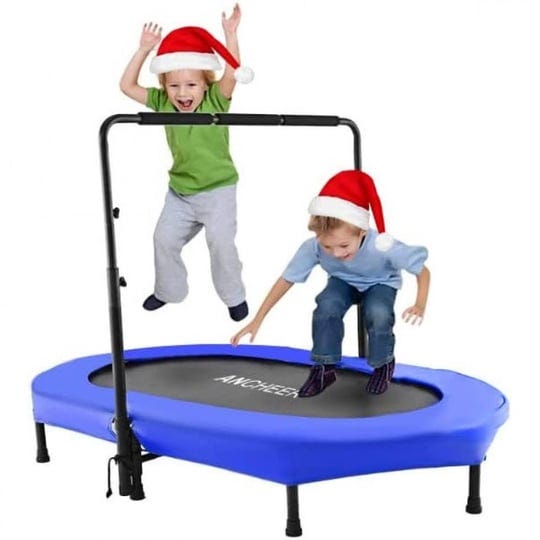ancheer-foldable-trampoline-mini-rebounder-trampoline-with-adjustable-handle-exercise-trampoline-for-1