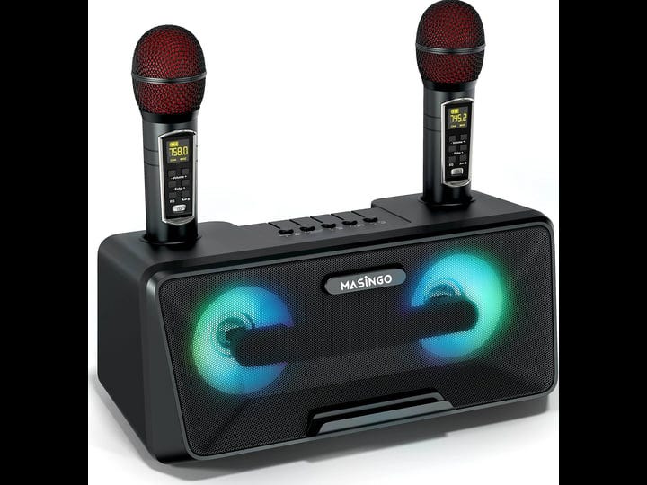 masingo-karaoke-machine-for-adults-and-kids-with-portable-bluetooth-speakers-2-wireless-microphones--1
