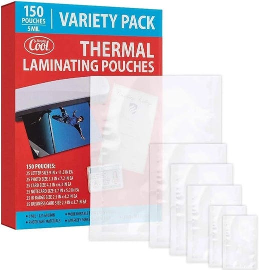 5mil-thermal-laminating-pouches-150-count-letter-photo-card-notecard-id-badge-and-business-card-size-1
