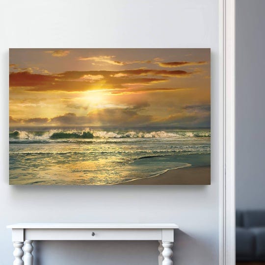 renditions-gallery-landscape-blue-ocean-sea-beach-canvas-wall-art-pictures-prints-modern-seascape-ho-1