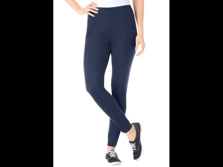 plus-size-womens-stretch-cotton-legging-by-woman-within-in-navy-size-2x-1