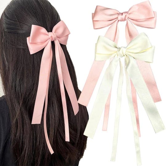 salocy-hair-bows-for-women-hair-ribbon-bows-pink-ribbon-bow-clips-for-women-girls-cute-hair-ribbon-w-1