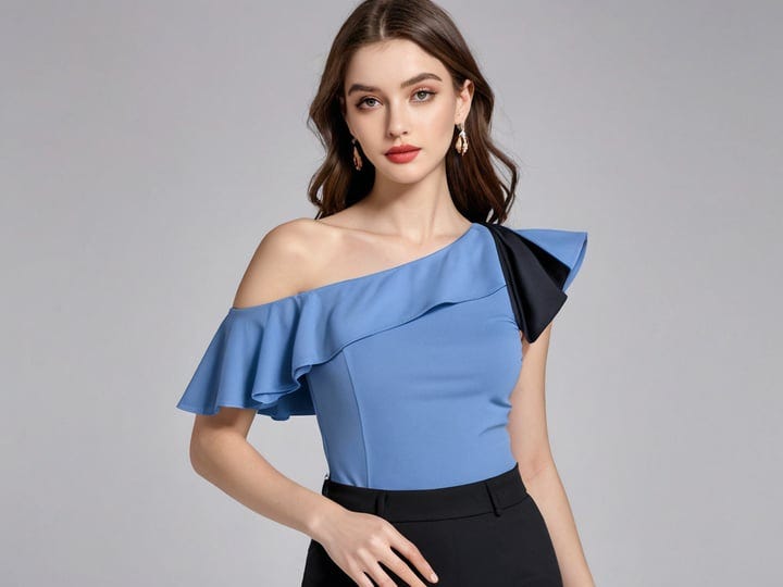 One-Shoulder-Blue-Top-4