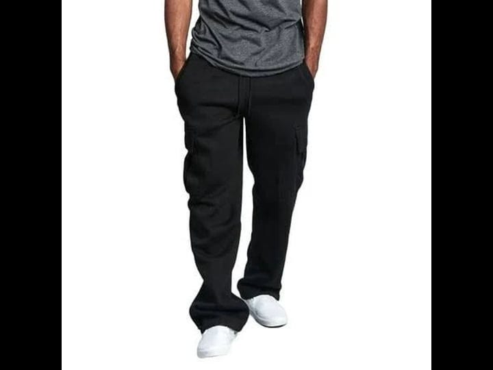 hirigin-men-casual-straight-leg-jogger-heavy-weight-fleece-cargo-pocket-sweatpants-m-3xl-mens-size-m-1