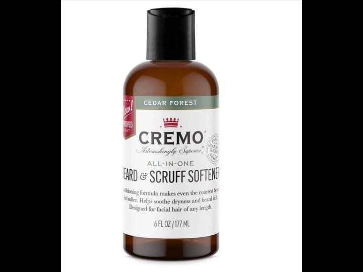 cremo-astonishingly-superior-beard-scuff-softener-cedar-forest-all-in-one-6-fl-oz-1