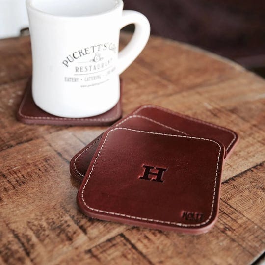 the-ranch-house-personalized-leather-coaster-set-of-4-coasters-chestnutat-holtz-leather-1