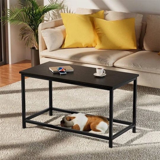 marble-coffee-table-simple-modern-open-design-31-5d-x-15-7w-x-17-7h-all-black-small-1