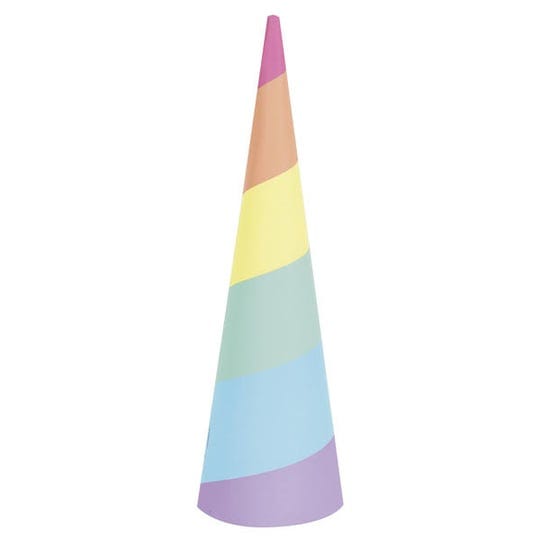 way-to-celebrate-dreamy-unicorn-party-hats-4ct-size-one-size-fits-all-1