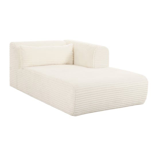 tov-tarra-fluffy-oversized-cream-corduroy-modular-chaise-raf-1